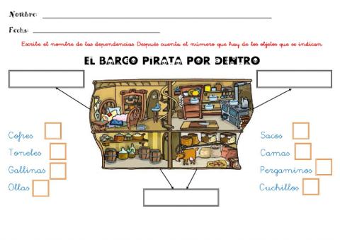 El barco por dentro