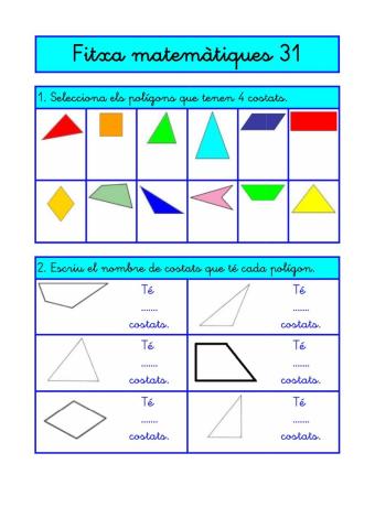 Fitxa de matemàtiques 31