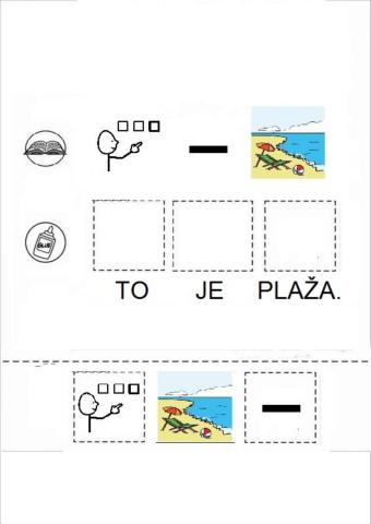 To je plaža