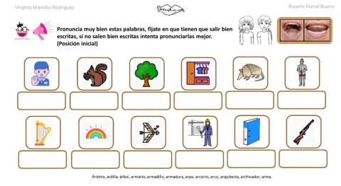 Articulación AR inicial