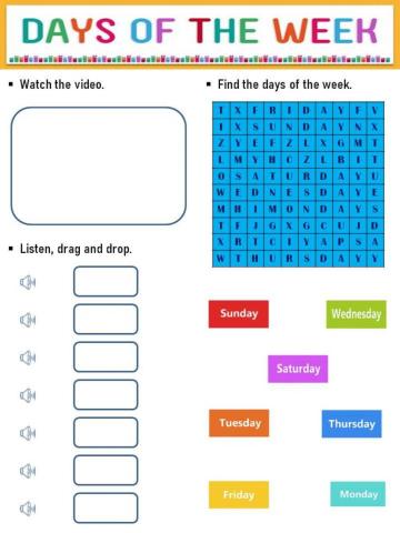 Days of the week