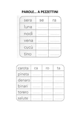 Divisione in sillabe