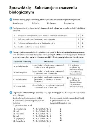 Składniki żywności-powtórzenie