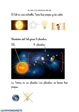 El sistema solar