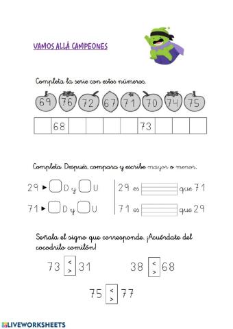 Repaso 1 de Primaria