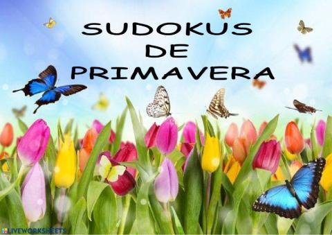 Sudokus de primavera