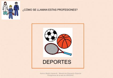 Profesiones deportivas