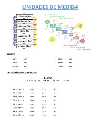 Repaso medidas de longitud