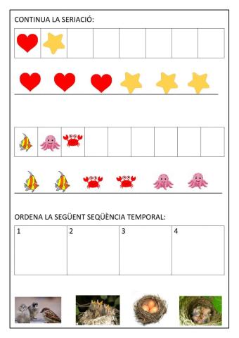 seriacions i seqüència temporal 