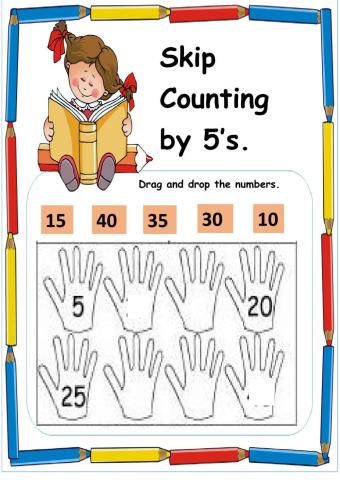 Skip counting by 5