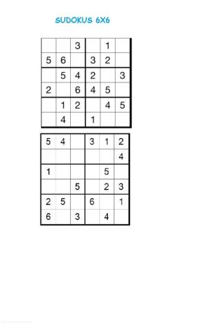 Sudoku 6x6