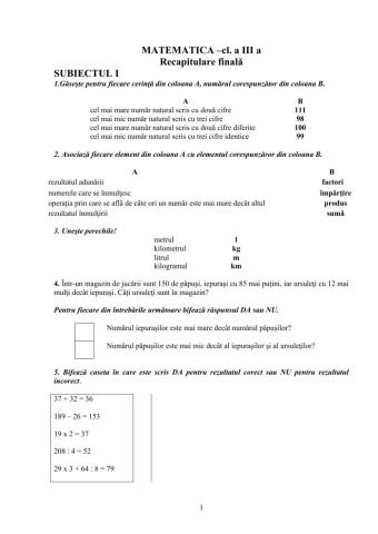 Matematica