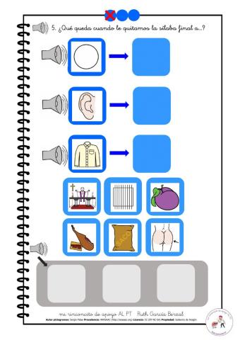 Eliminar sílaba inicial 5