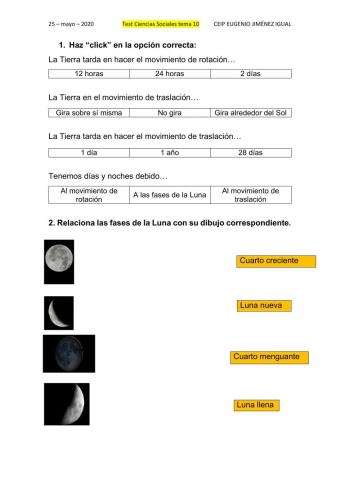 Movimientos de la Tierra