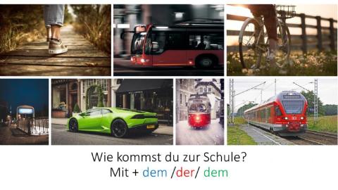 Dativ und Verkehrsmittel