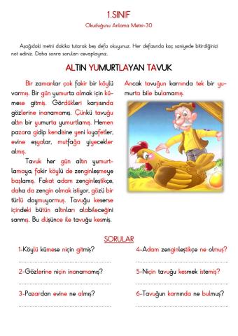 Altın Yumurtlayan Tavuk