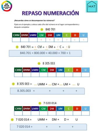 Repaso numeración 3