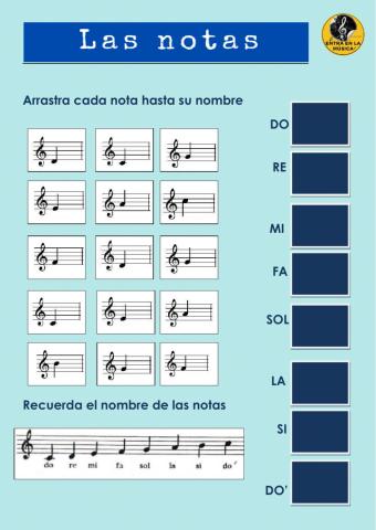 Entra en la Música- Las notas