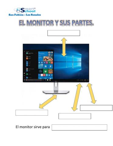 El monitor y sus partes