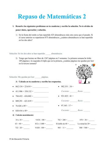 Repaso de Matemáticas 2