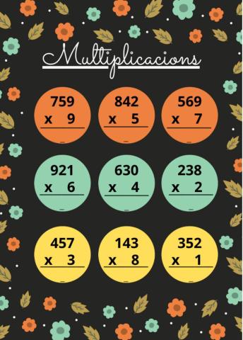 Multiplicacions