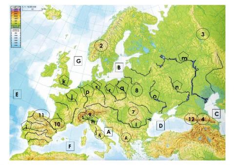 Physical Map of Europe 1.0