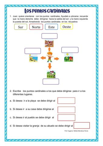 Puntos cardinales