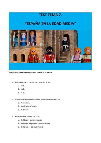 test Edad Media en España