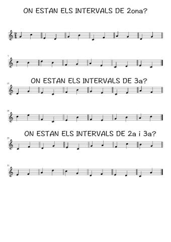 Intervals 2a- 3a