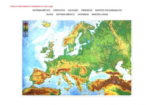 Sistemas mostañosos de Europa