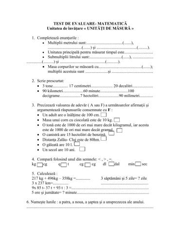 Evaluare