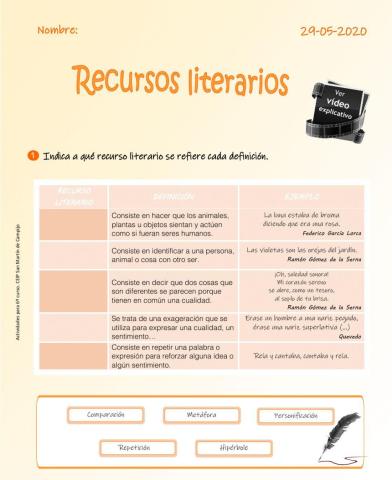 Recursos literarios