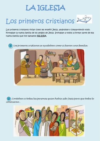 La Iglesia. Los primeros cristianos