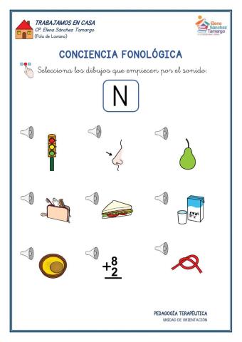 Conciencia fonológica N