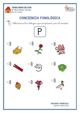 Conciencia fonológica P