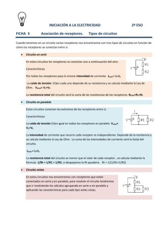 Tipos de circuitos eléctricos