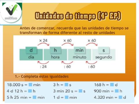 Unidades de tiempo