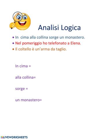 Analisi logica