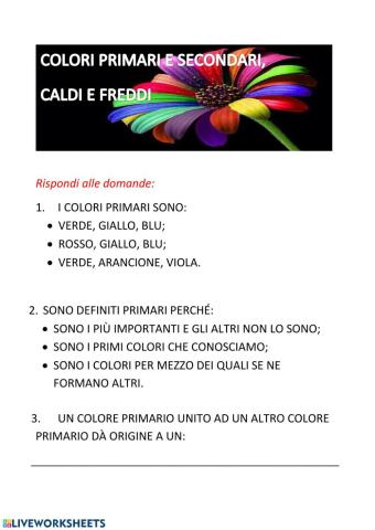 Colori caldi e freddi