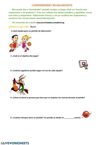 Tarea de Baloncesto