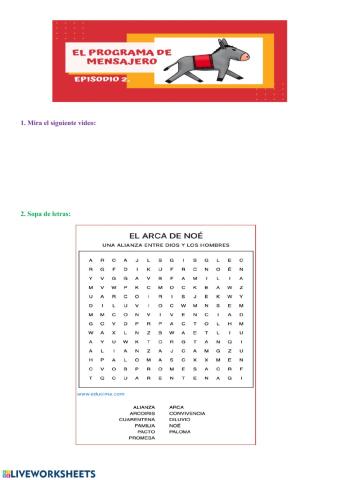 El arca de noé (ii) 3º y 4º primaria