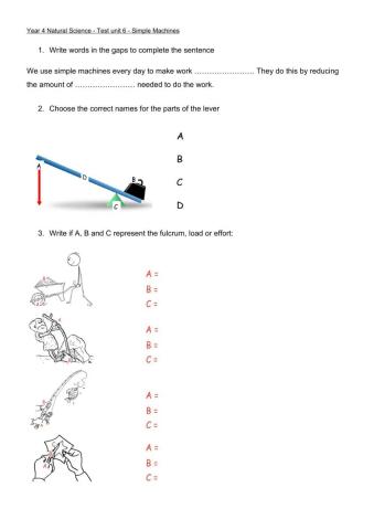 Evaluation simple machines