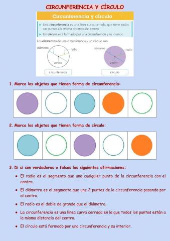 Circunferencia y circulo