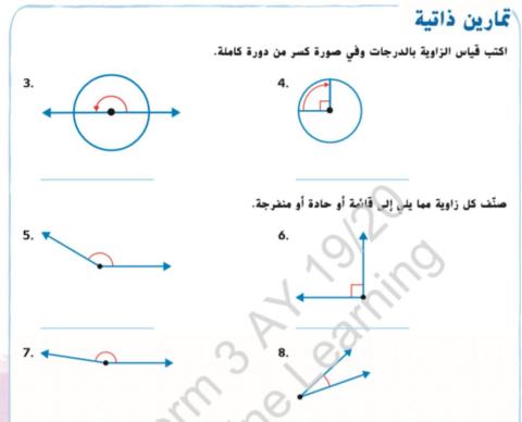 الزوايا