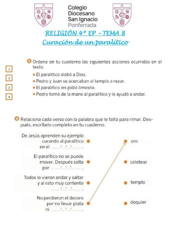 Tema 8 - Curación de un paralítico