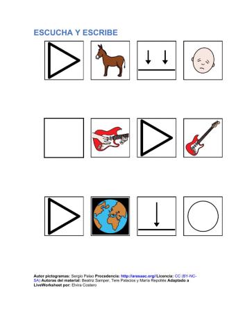 Escucha y escribe - 2