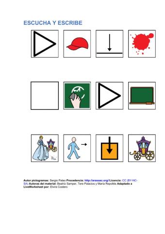 Escucha y escribe - 3