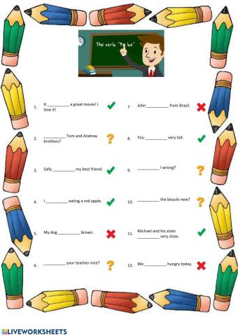 Verb TO BE and Personal Pronouns