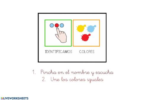 Identificar colores