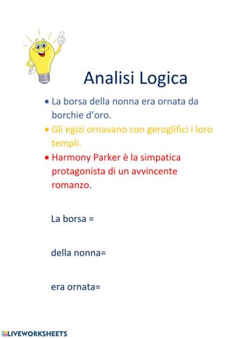 Analisi logica